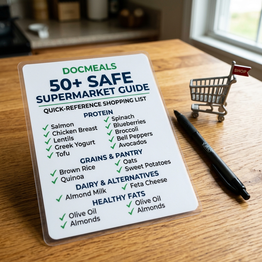 50+ Safe Supermarket Guide